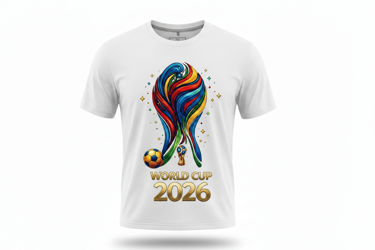 World Cup 2026 White T-Shirt