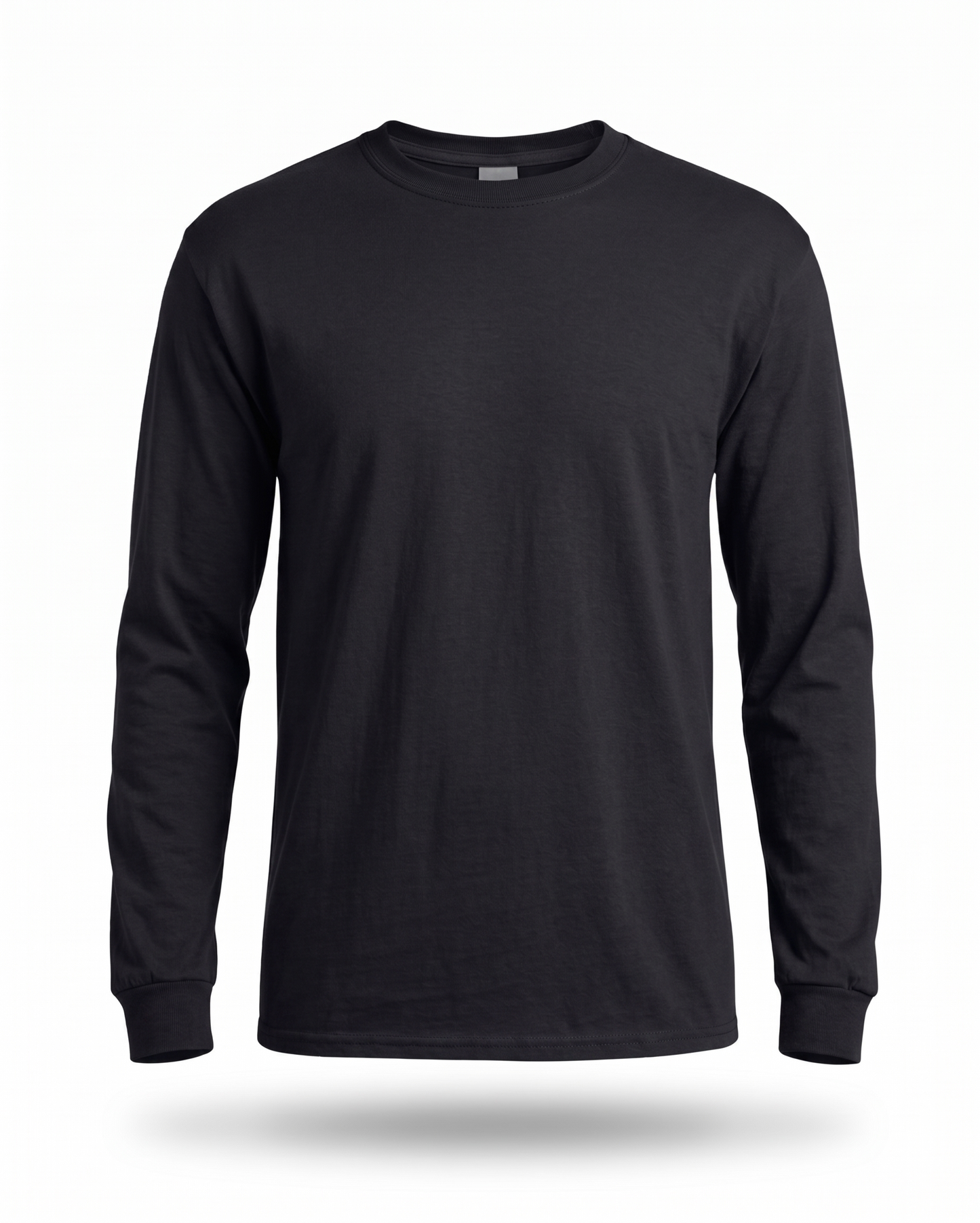 Custom long sleeve t-shirt in black for branded business and workwear uniforms Australia