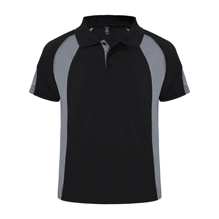 Cool Mesh polo in gray for branded corporate and trade workwear
