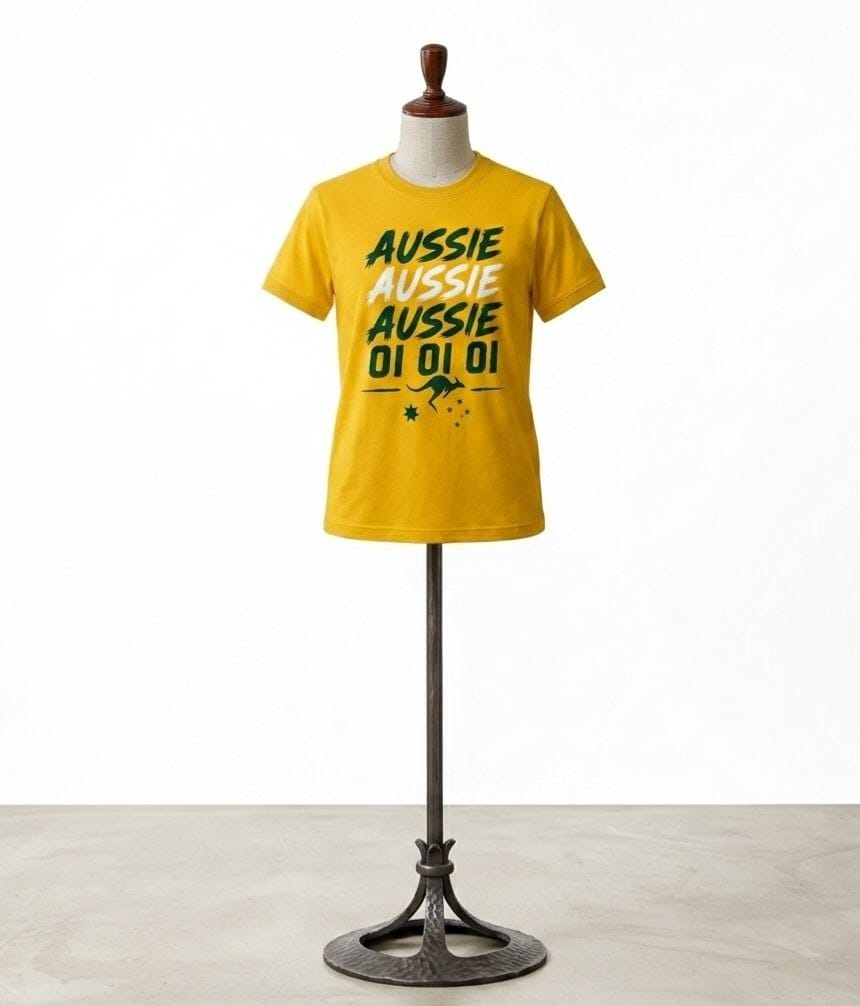 PrintArtMe Printed Apparel The Aussie Pride - Football Fever 2026