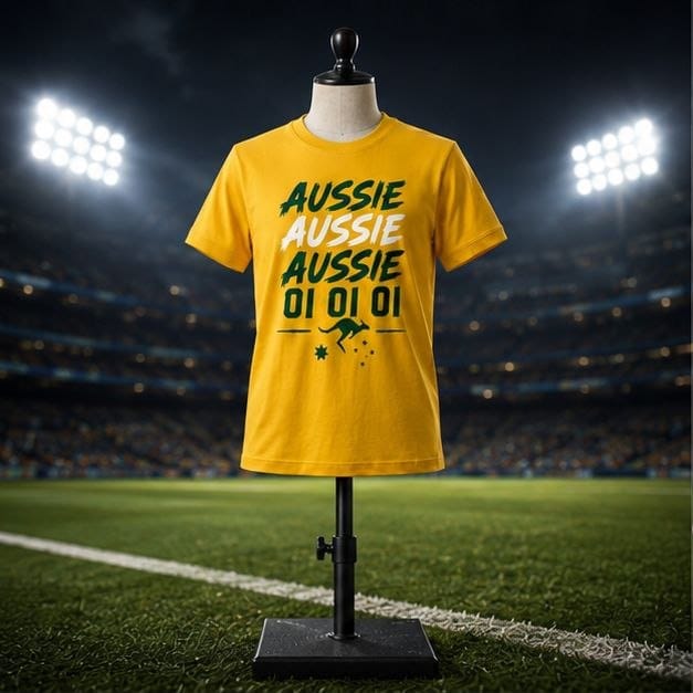 PrintArtMe Printed Apparel The Aussie Pride - Football Fever 2026