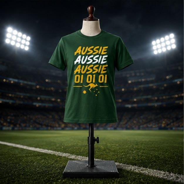 PrintArtMe Printed Apparel The Aussie Pride - Football Fever 2026