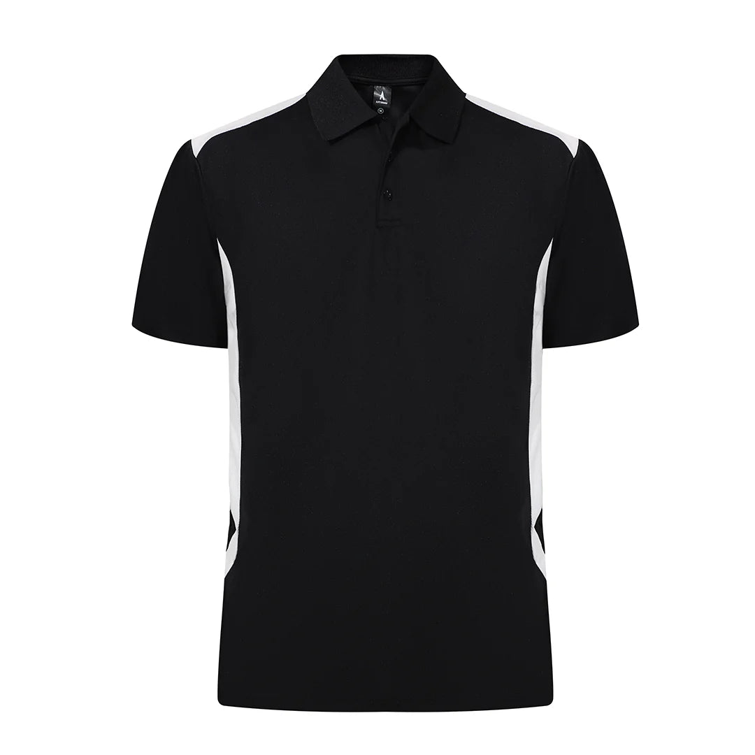 Custom branded polo shirt with logo for team uniforms and workwear