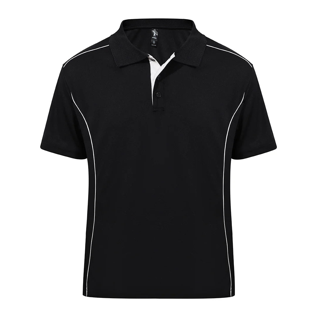 Custom polo shirt for corporate uniforms and branded business apparel